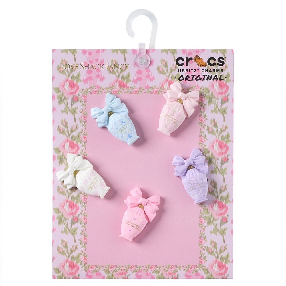 NWT LoveShackFancy x Crocs Limited Edition Fragrance Jibbitz 5-Pack